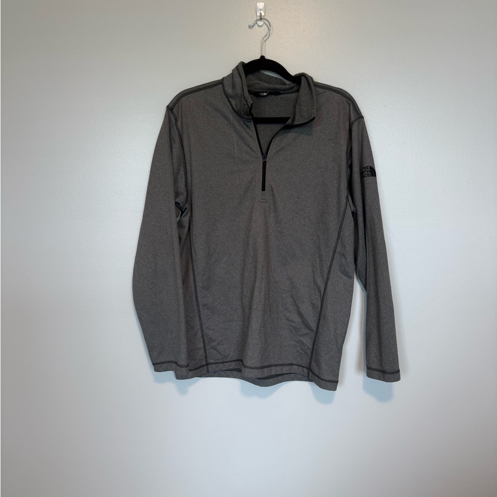 Gray North face Quarter-Zip Pullover - image 1